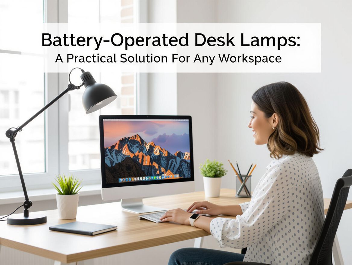 Battery-Operated Desk Lamps: A Practical Solution for Any Workspace