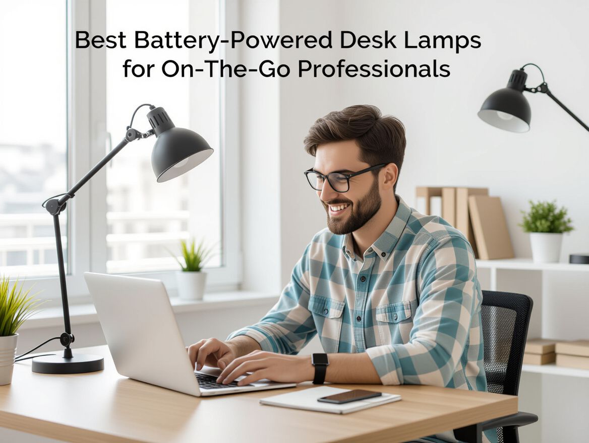 Best Battery-Powered Desk Lamps for On-the-Go Professionals