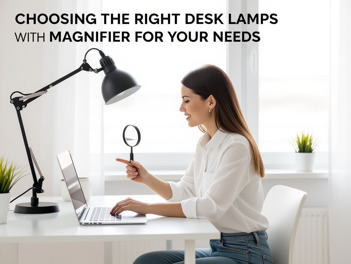 Choosing the Right Desk Lamps with Magnifier for Your Needs