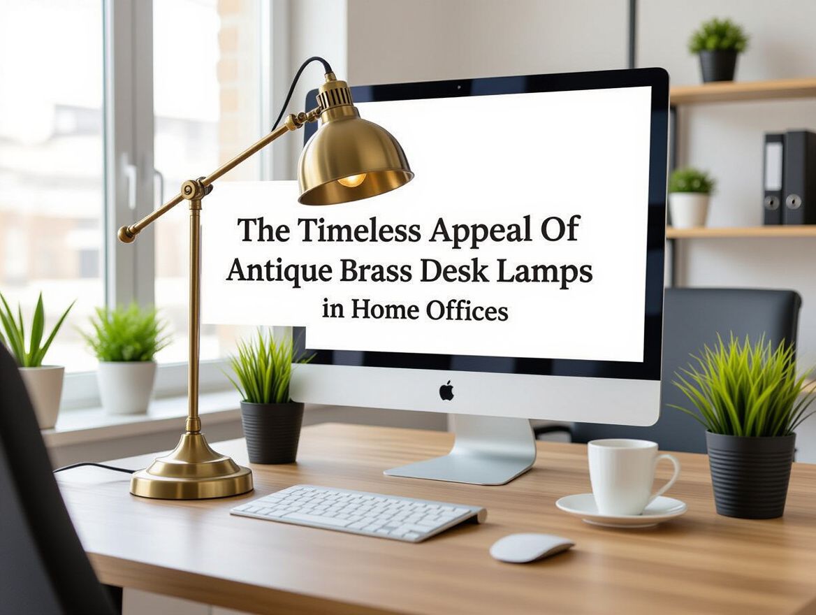 The Timeless Appeal of Antique Brass Desk Lamps in Home Offices