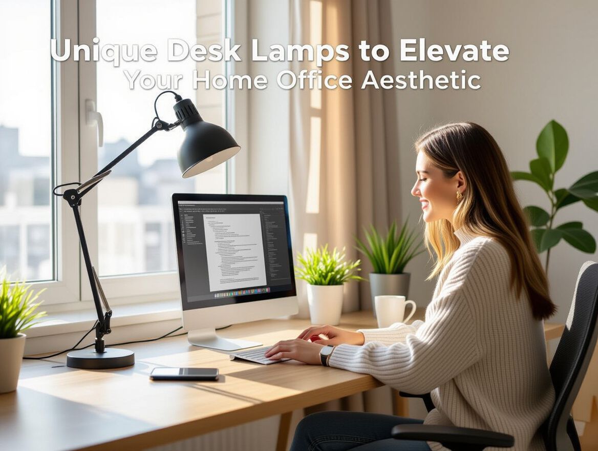 Unique Desk Lamps to Elevate Your Home Office Aesthetic